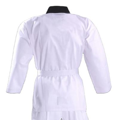 China White Taekwondo Karate Uniforms Martial Arts Wear Judo Uniforms Taekwondo Martial Arts Training Karate Uniform 100% Cotton For Unisex for sale