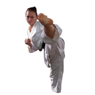 China White Taekwondo Karate Uniforms Martial Arts Wear Judo Uniforms Taekwondo Wholesale Comfortable High Quality Cotton Karate Uniforms for sale