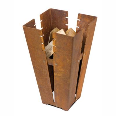 China Modern portable /outdoor home decoration garden corten steel metal outdoor fire pit for sale