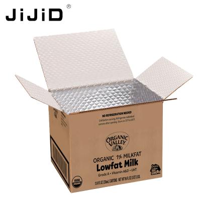 China JiJiD Recyclable Heat Insulation Paper Boxes Insulation Carton Box Food Packaging Boxes For Pizza Food Fruit Delivery for sale