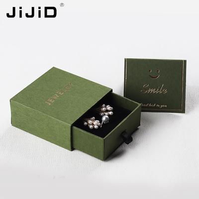 China JiJiD 10*10*6cm Custom Luxury Branded Jewelery Boxes Logo Magnet Paper Gift Fashion Jewelry Necklace Gift Box for sale