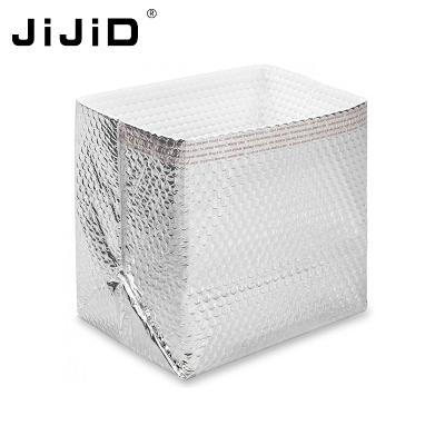 China JiJiD Waterproof Aluminum Foil Bubble Insulation Thermal Cool Box Bag Takeout Packaging for sale