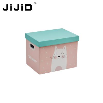 China JiJiD Recyclable High Quality Corrugated Paper Moving Box Archival Cardboard Box For Heavy Storage Box for sale