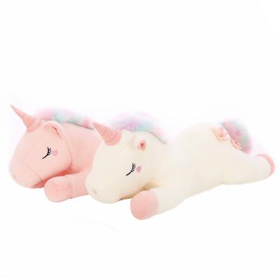 China Dream Unicorn Processing Custom Short Plush Unicorn Plush Cute Stuffed Toy for sale