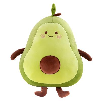 China Hot-selling Plush Simulation Avocado Plush Stuffed Avocado Plush Plump Green Toy for sale