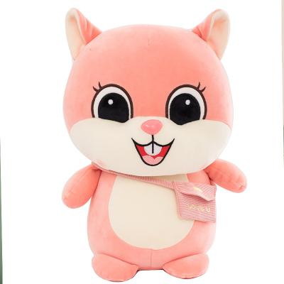 China 2021 Hot Selling Squirrel Plush Toy Custom Size Squirrel Soft Animal Toy for sale