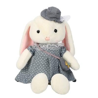 China Hot Selling Stuffed Rabbit Doll Plush Toy Soft Rabbit Toy For Kids Gifts New for sale