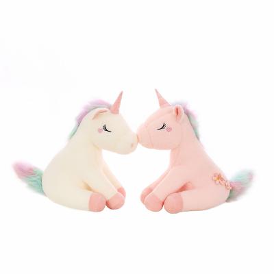 China High Quality Unicorn Plush Toy Sitting Unicorn Stuffed Animal Fantasy Plush Toy for sale