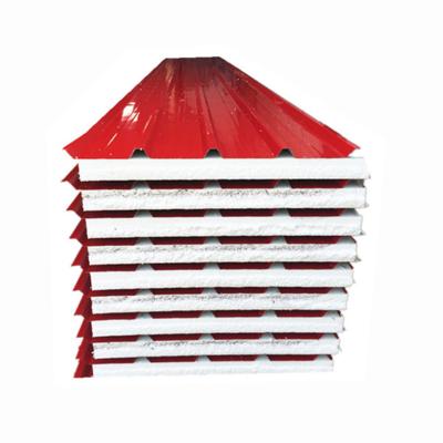 China 950mm / 970mm Cheap Fire Resistant Panel EPS Roof Panels Waterproof Homes Wall Panels for sale