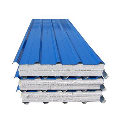 China Long Service Life Insulated Metal EPS Roof Panels Sandwich Panel For Poultry House for sale