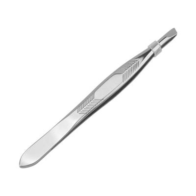 China Eyebrow Stainless Steel Eyebrow Tweezers Set with Custom Logo for sale