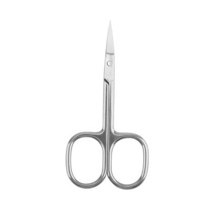 China Right Handed Scissors 3Cr13 Stainless Steel Elbow Eyebrow Scissors With Square Handle for sale