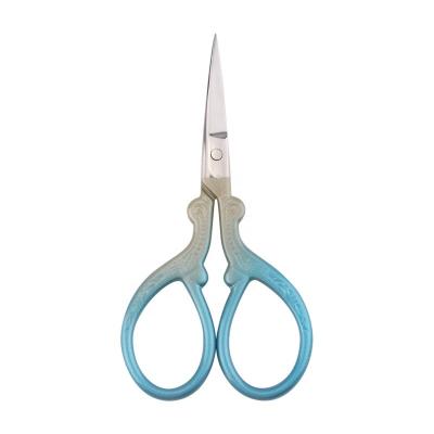 China 3Cr13 Right Handed Scissors Embroidered Scissors Eyebrow Scissors Printed Scissors With Stainless Steel Color Handle for sale