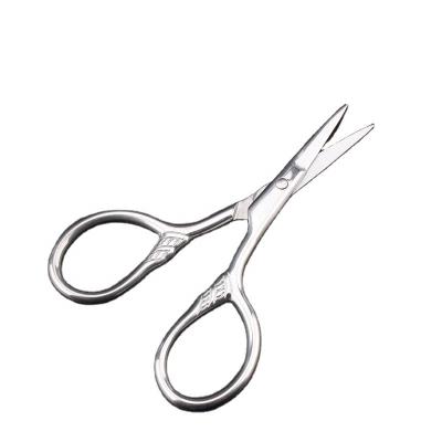 China Right Handed Straight Head Scissors Stainless Steel Manicure Scissors Sniff Hair Scissors With Beauty Scissors for sale