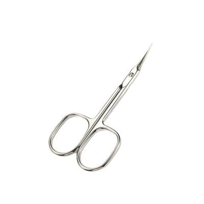 China Double Left Handed Scissors High Performance Eyelid Stickers Eyebrow Scissor Cuticle Scissor Manicure Scissors With Stainless Steel for sale