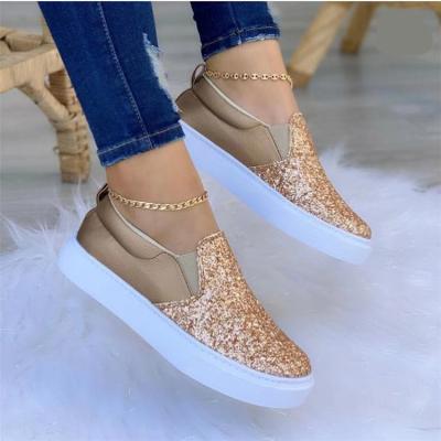 China 2022 New Fashion Trend Women's Casual Shoes Women's Breathable Sneakers Slip On Wedges Ladies Outdoor Loafers for sale