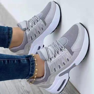 China 2022 Fashion Trend NEW Women Sandals Platform Solid Color Flats Ladies Shoes Breathable Casual Wedges Ladies Walking Sneakers for sale