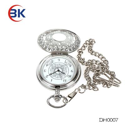 China Antique Curren Watches Minimalist Watch FOB Silver Color Alloy Pocket Watch for sale