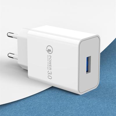 China Original Factory Price Universal Power Adapter EU USA Plug 5V 3A Plug Quick Charging QC 3.0 Fast Chargers for sale