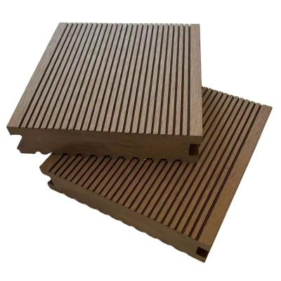 China Good Selling Products Moisture Proof Easy Install Patio Anti-Corrosion Outdoor Garden Privacy Villa Decorative Fireproof Aluminum Solid Flooring for sale