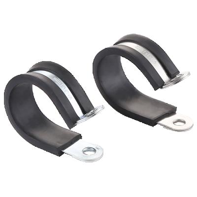 China High Quality Rubber Coated Pipe Clamp EPDM P Type Pipe Clamps Pipe Clamps for sale