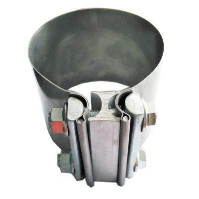 China Exhaust Preformed Device Strap Clamp Exhaust Clamp For Catback Exhaust for sale