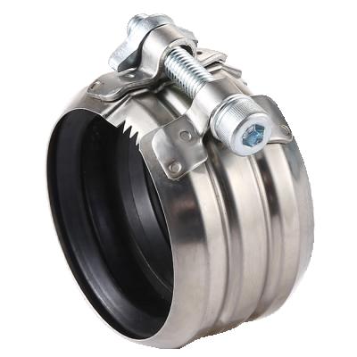 China Heavy Duty Stainless Steel High Pressure Type B Hose Coupling With EPDM Rubber Interior for sale