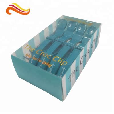 China Materials Factory Supply Recycled Plastic Clear Box Directly Customized Printed Plastic Box With Hook Clip Packing Box for sale