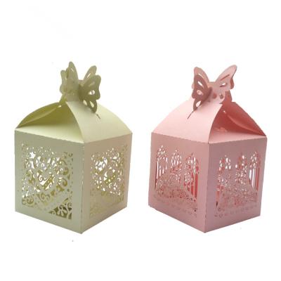 China Bestyle Custom Recyclable Fancy Wedding Candy Gift Boxes Elegant Packaging Boxes With Ribbon for sale