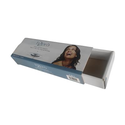 China Biodegradable Custom Logo Wig Packaging Boxes Corrugated Hair Extension Package Shipping Listing Box for sale