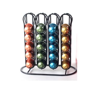 China Sustainable Hot Sales 40pcs Coffee Nespresso Capsules Rack for sale