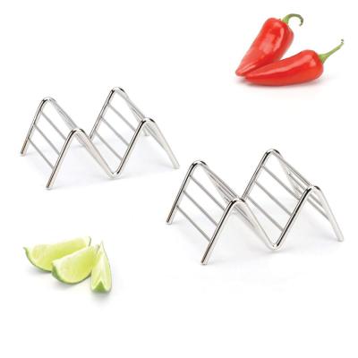 China Sustainable Taco Rack 18/8 Stainless Steels - Five Racks 1 or 2 Hard Style Soft Set of 2 Racks Available for sale