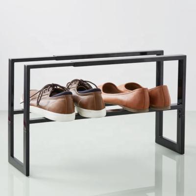 China Modern Expanding Adjustable Shoe Shelf Storage Organizer for sale