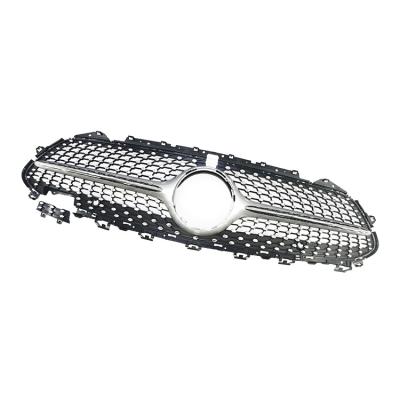 China ABS 19+ Diamond Grille For Mercedes Benz C257 Cls Front Bumper Grille Black Bar auto with camera for sale