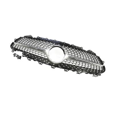 China ABS For Benz Cls C257 Diamond Front Bumper Grille Grill Gt Style Black Silver Grill for sale