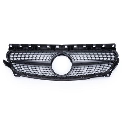 China Sport Front Diamond Grill Grille For Mercedes Benz Cla Class W117 2013-2015 for sale