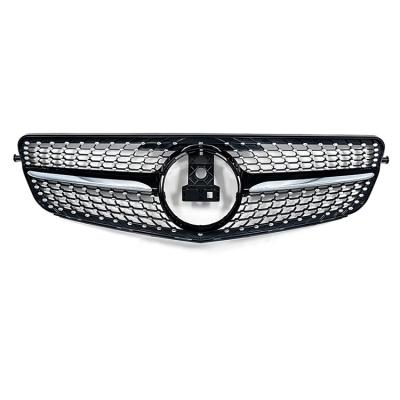 China Black Diamond Front Bumper Grills For W204 2008-2014 AMG Car C Class for sale