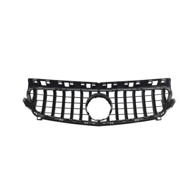 China Gloss Black ABS Car Front Grille For Mercedes-Benz A Class W176 GT Style 2013-2015 for sale