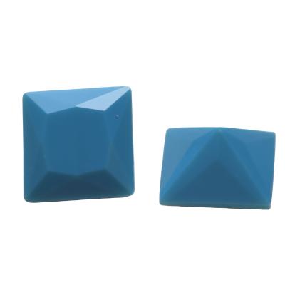 China Jewelry Using Keliji Turquoise Wholesale High Quality Loose Square Color Nano Gemstone For Jewelry Making for sale