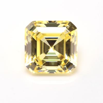 China Beautiful Keliji Wholesale Light Yellow Color Cushion Cut Zircon Gem For Jewelry Accessories for sale