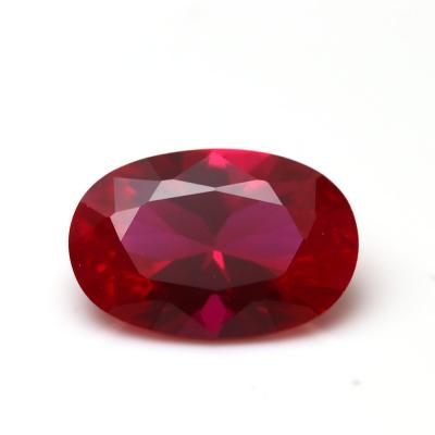 China Madame Keliji Wholesale Multi Class Ruby In Loose Oval Synthetic Stone For Jewelry Making for sale