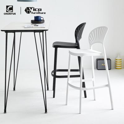 China High Home Modern Bar Kitchen Plastic Stool Chair For Sale for sale