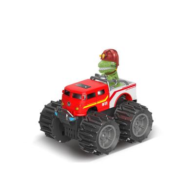 China 2021 New Hot Selling Inertial Alloy Inertial Alloy Children's Vehicles Toys Excavator Truck Off-Road Construction Toy for sale