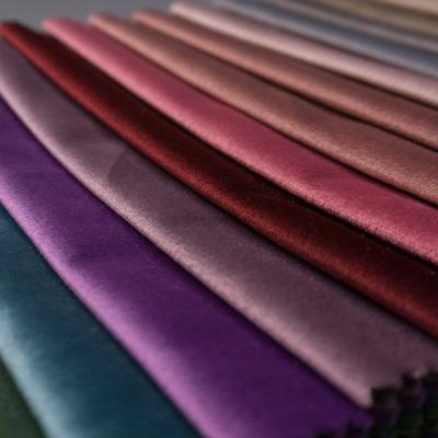 China Brushed 100% Sueded 280cm Polyester High Quality Home Textile Holland Velvet Sofa Curtain Fabric for sale