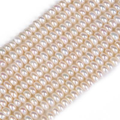 China Fashional Keepsake Gifts New Style Cultured Freshwater Button Pearl Freshwater Strand Loose Beads For Jewelry Making for sale