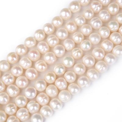 China Fashional Keepsake Gifts Wholesale 4mm-8mm Diy White Ivory Shell Pearl Beads Authentic Loose Bead Accessories Jewelry for sale