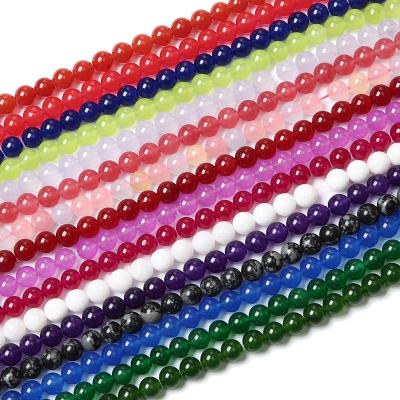 China Fashional Keepsake Gifts Wholesale Crystal Natural Stone Multicolor Round Stone Loose Bead 10Mm/12Mm Suitable For Diy Charms Jewelry for sale