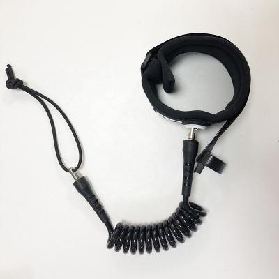 China Factory Direct Supply High Quality Ankle/Calf/Knee/Bicep/Wrist Bodyboard Coiled Leashes for sale