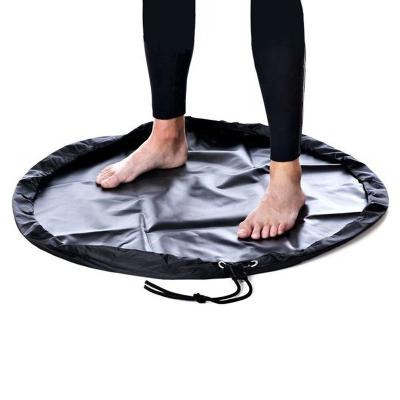 China For Surf / Swimming / Diving / Beach Customized Resistant Changing Mat Wetsuit Bag Changing Mats With 75cm Diameter for sale