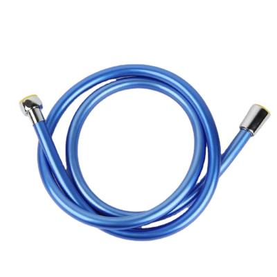 China Eco Friendly Factory Selling OEM Quality Common Pumbing Blue Color Hose Bathroom Accessories Shower Hose for sale